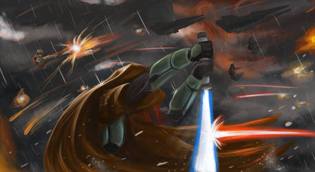 SWTOR: Jedi Knight on battleground