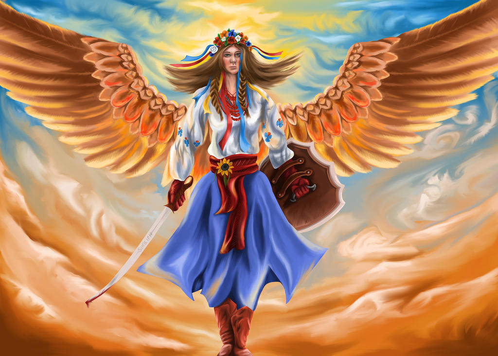 Ukrainian Angel Defender Ready For The Fight by SINILIAN on DeviantArt