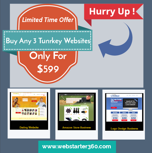 Buy Any 3 Turnkey Websites for ONLY $599