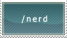 Nerd stamp