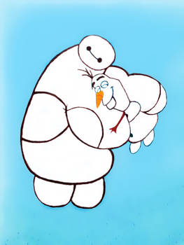 Baymax y Olaf