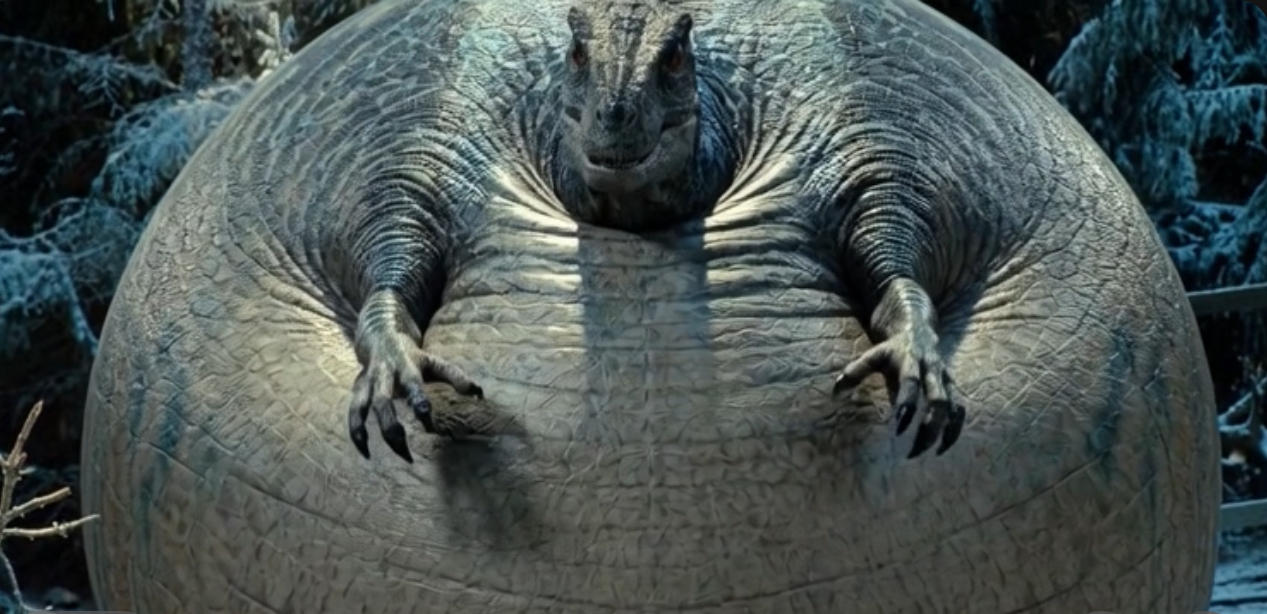Belly Raptor Blue velociraptor inflated by Idkwhattoput2185 on DeviantArt