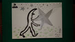 F~INKY COUGHT A FALLING STAR - FINKTOBER 8 by DAGAIZM