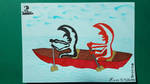 F~INKY AND F~INKA LOVE THE FLOWING RIVER-INKTOBER1 by DAGAIZM