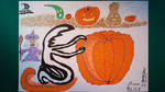F~INKY CUT OUT A SLICE OF HUGE PUMPKIN-INKTOBER 31 by DAGAIZM