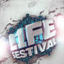 L1FE Festival Limited Edition Poster