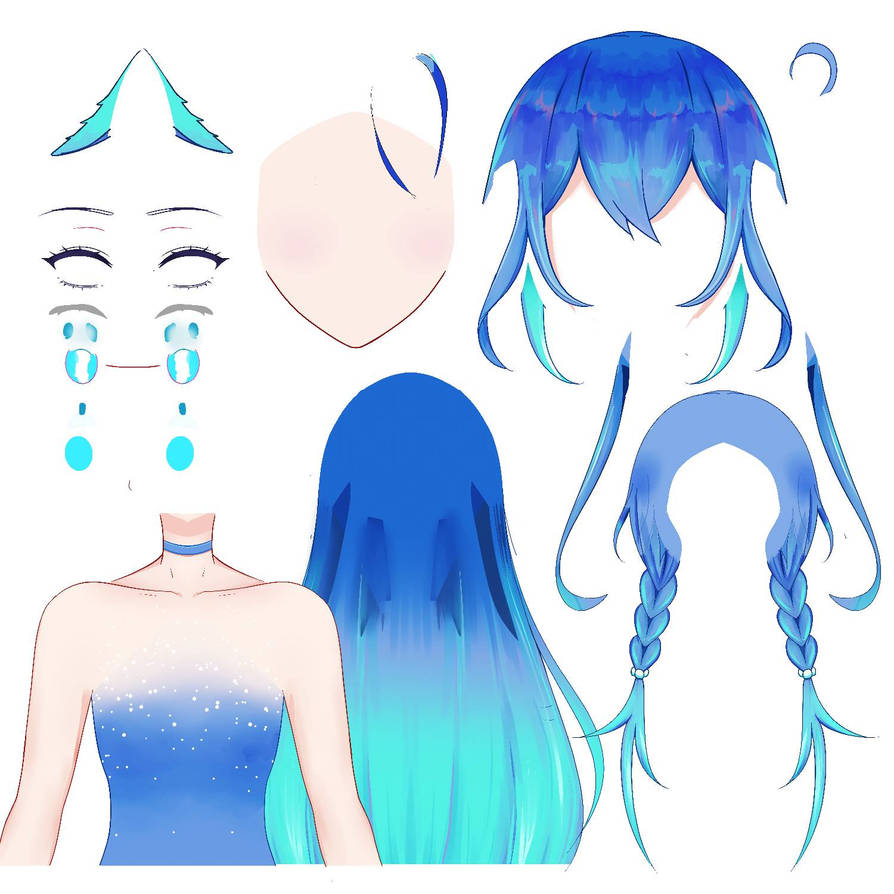 Vtuber model layers by chuuugakkou on DeviantArt