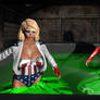 Miss Britain and Maiden America in the Slime Vat!
