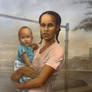 Girl and Child