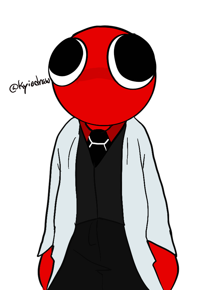 Red guy from The Rainbow Friends by Catlin-Creeper on DeviantArt