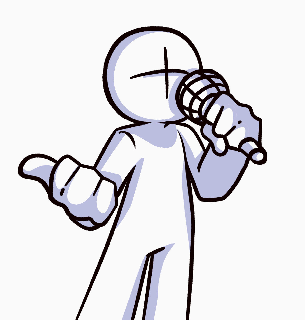 just a lil fnf styled pose - free to use by KyIeDraw on DeviantArt