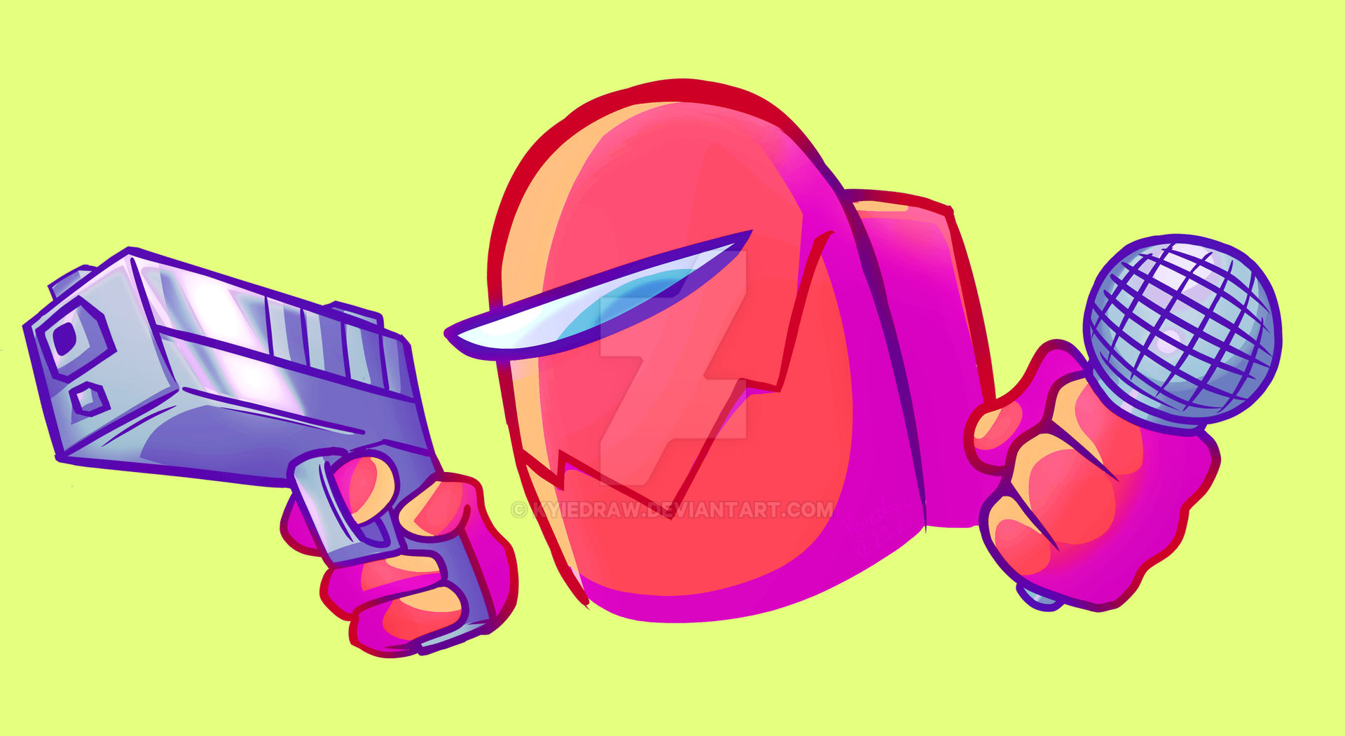 Red Imposter Hand Red Imposter V2 by KyIeDraw on DeviantArt