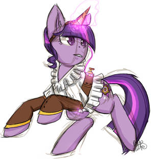 Commission - Steampunk Twilight Sparkle