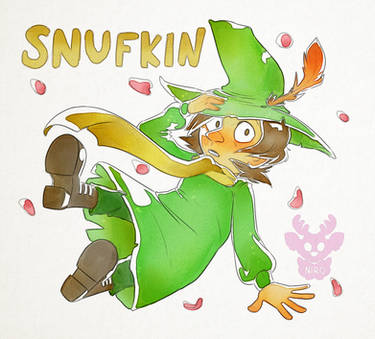 Snufkin - watercolor