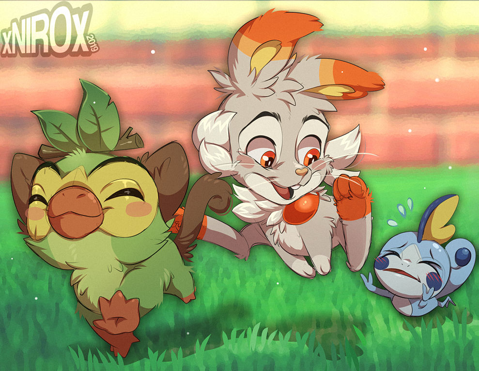 Pokemon Starters: Sword And Shield by CoolCSD1986 on DeviantArt