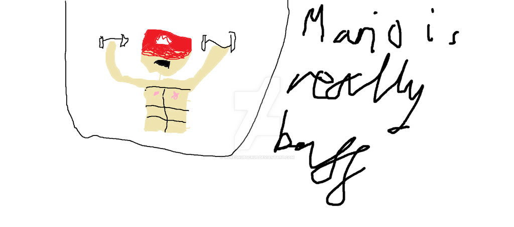 Buff Mario by WckedNubScrub on DeviantArt