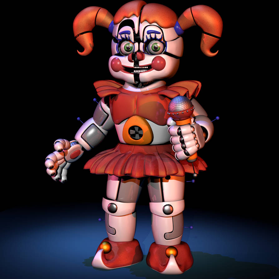 Scooped Circus Baby - [FNaF SL Blender] by 