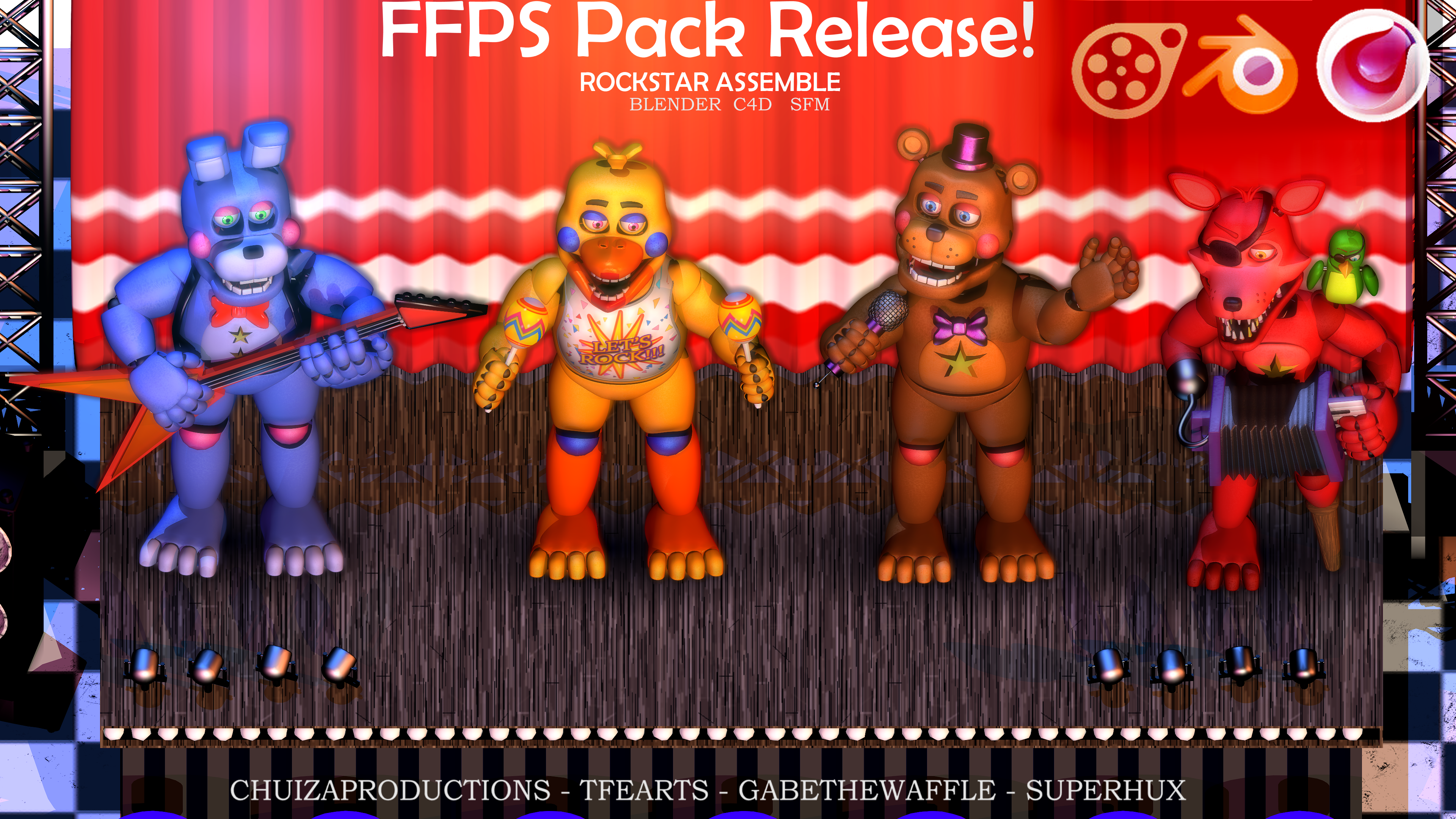 FNaF6/FFPS Model Pack Release (Blender3D Download) : r/fivenightsatfreddys