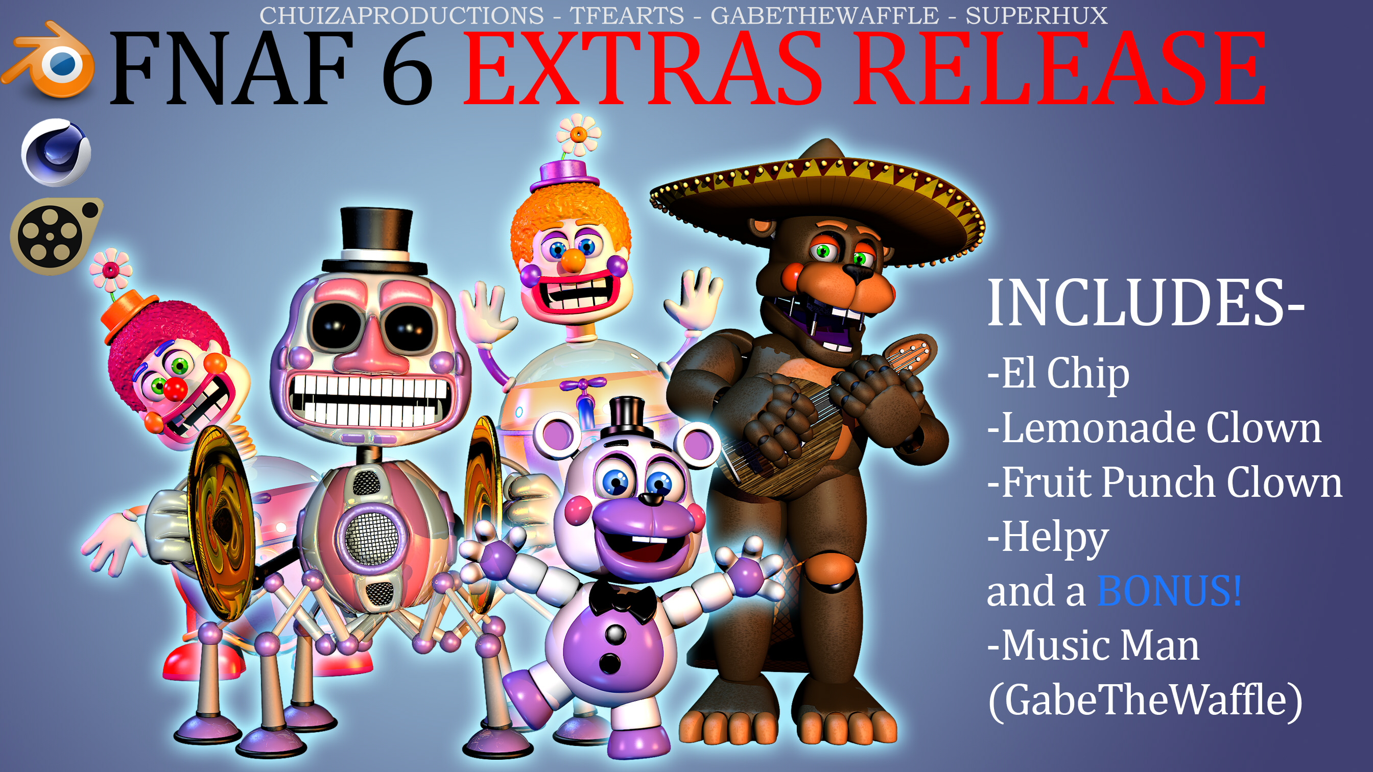 The FNAF Extras Pack