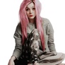 pink hair png