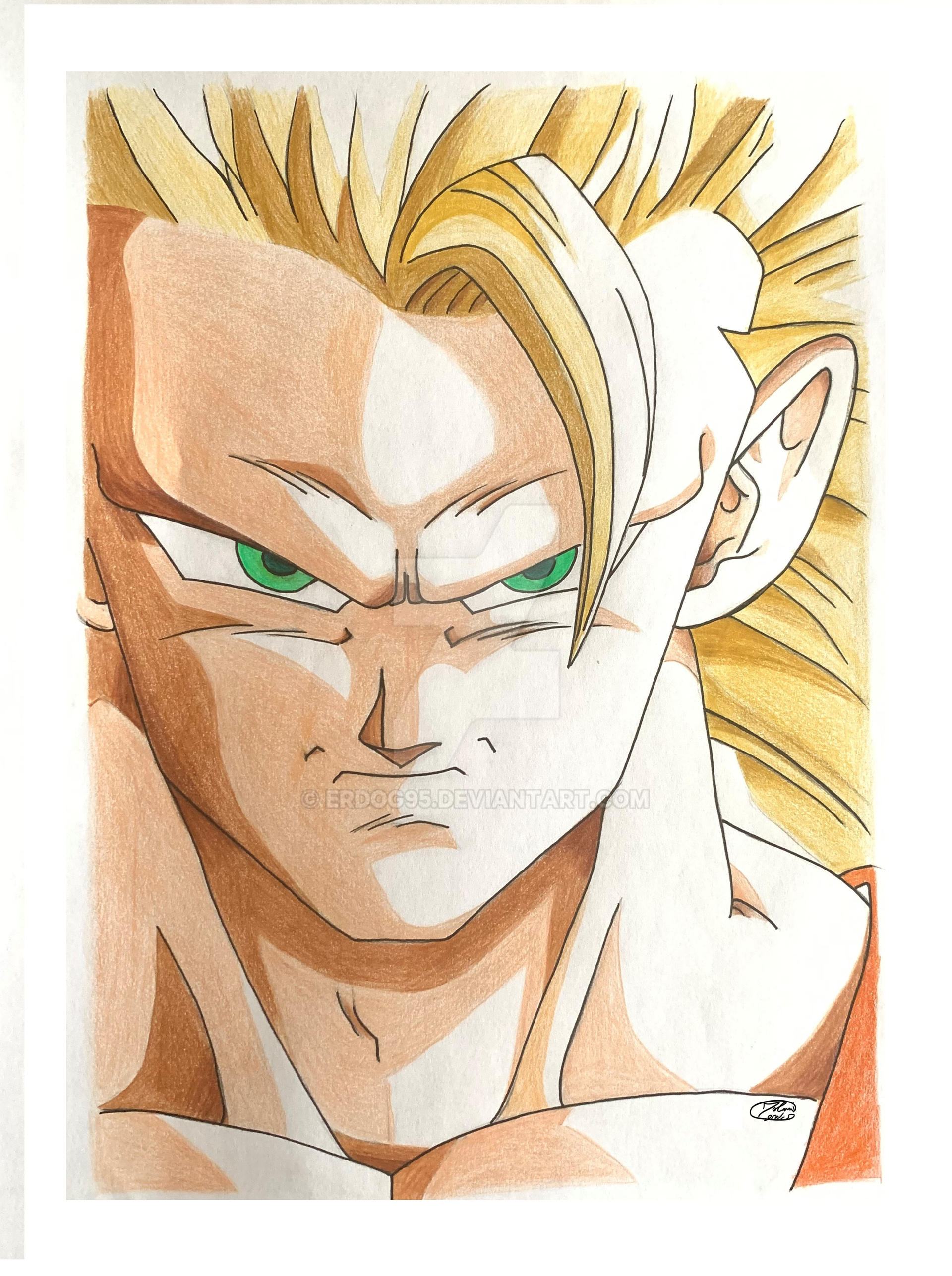 Goku SSJ 3 MINIMAL by ErdoG95 on DeviantArt