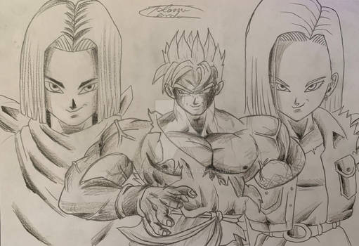 Future Trunks w/ Androids