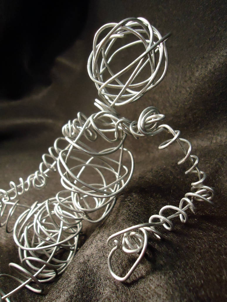 Character Using A Wire Wire Person Close-up by pandikko on DeviantArt
