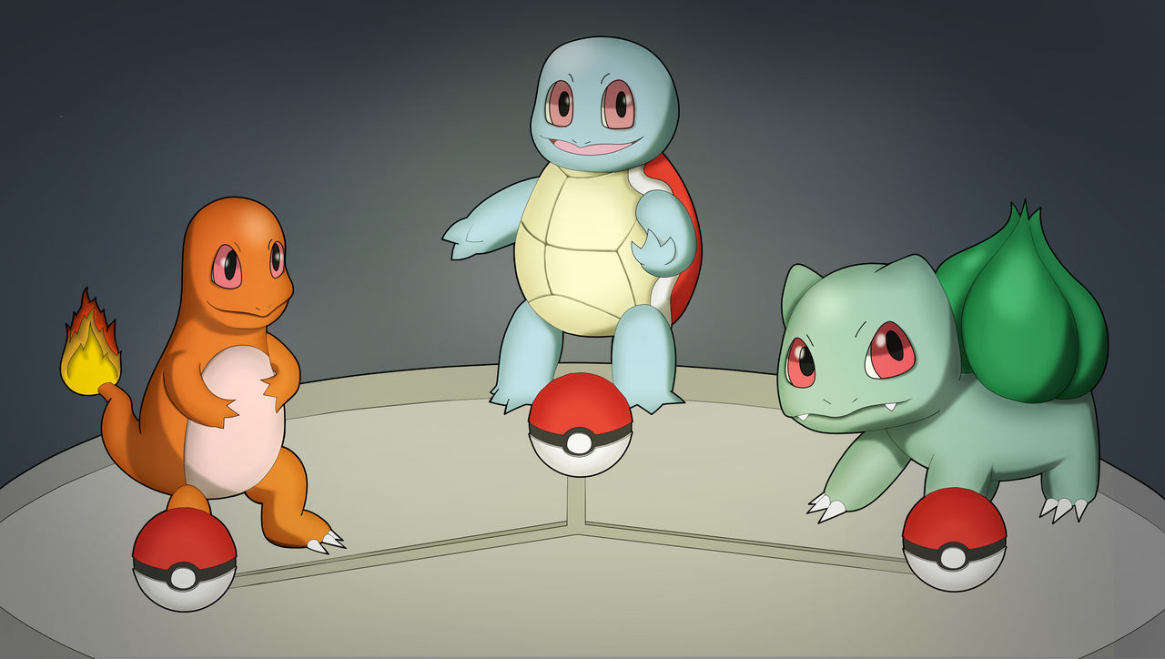 Pokemon Fan Art - Choose your first pokemon by AirtonProjetos on DeviantArt