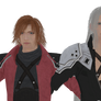 MMD CCR Genesis and Sephiroth WIP