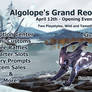 Algolope Grand Reopening Event! April 12th!