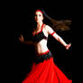 Belly Dancer in Red Stock 04