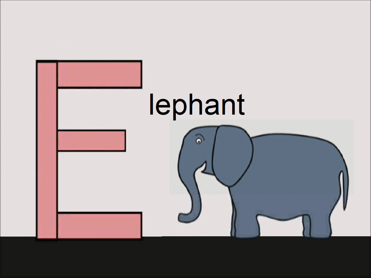 So Smart! Letters A-F Part 5 - E is for Elephant by RobertCleghorn on ...