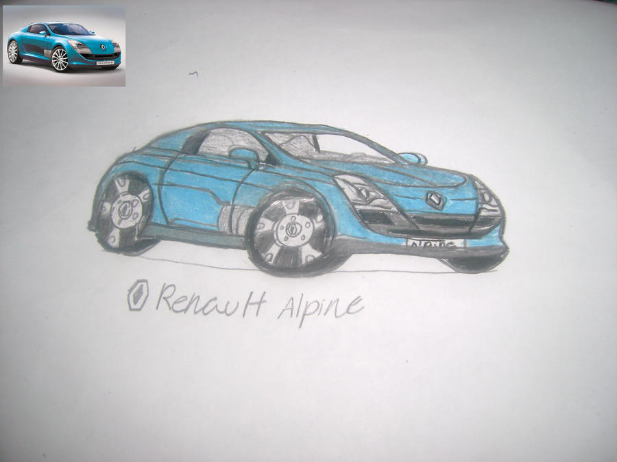 renault alpine quick sketch by Rayryan90 on DeviantArt