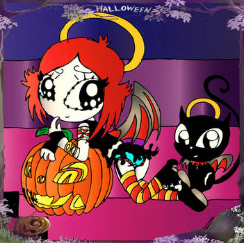 holloween' 10  ruby gloom