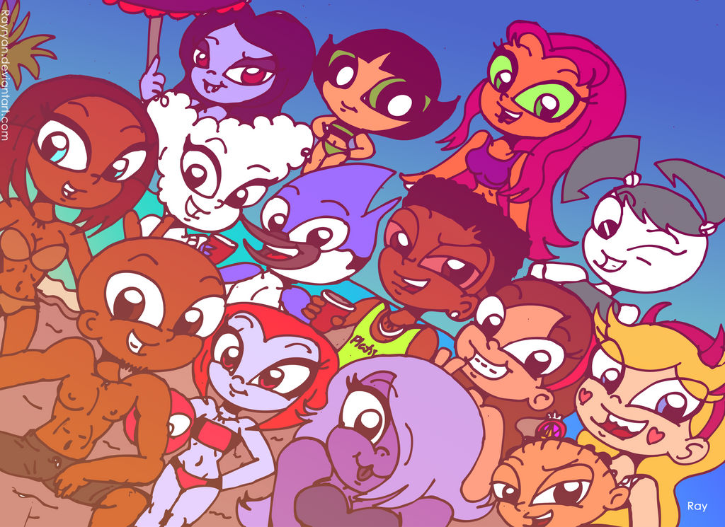 Spring Break 5 Characters Spring Break! by Rayryan90 on DeviantArt