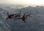 Bazze's P-38 Lightning by tora-no-shi1369