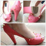 Gorgeous SPIKE CORAL PLATFORM SHOES