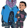 Mass Effect - Ryder et Jaal
