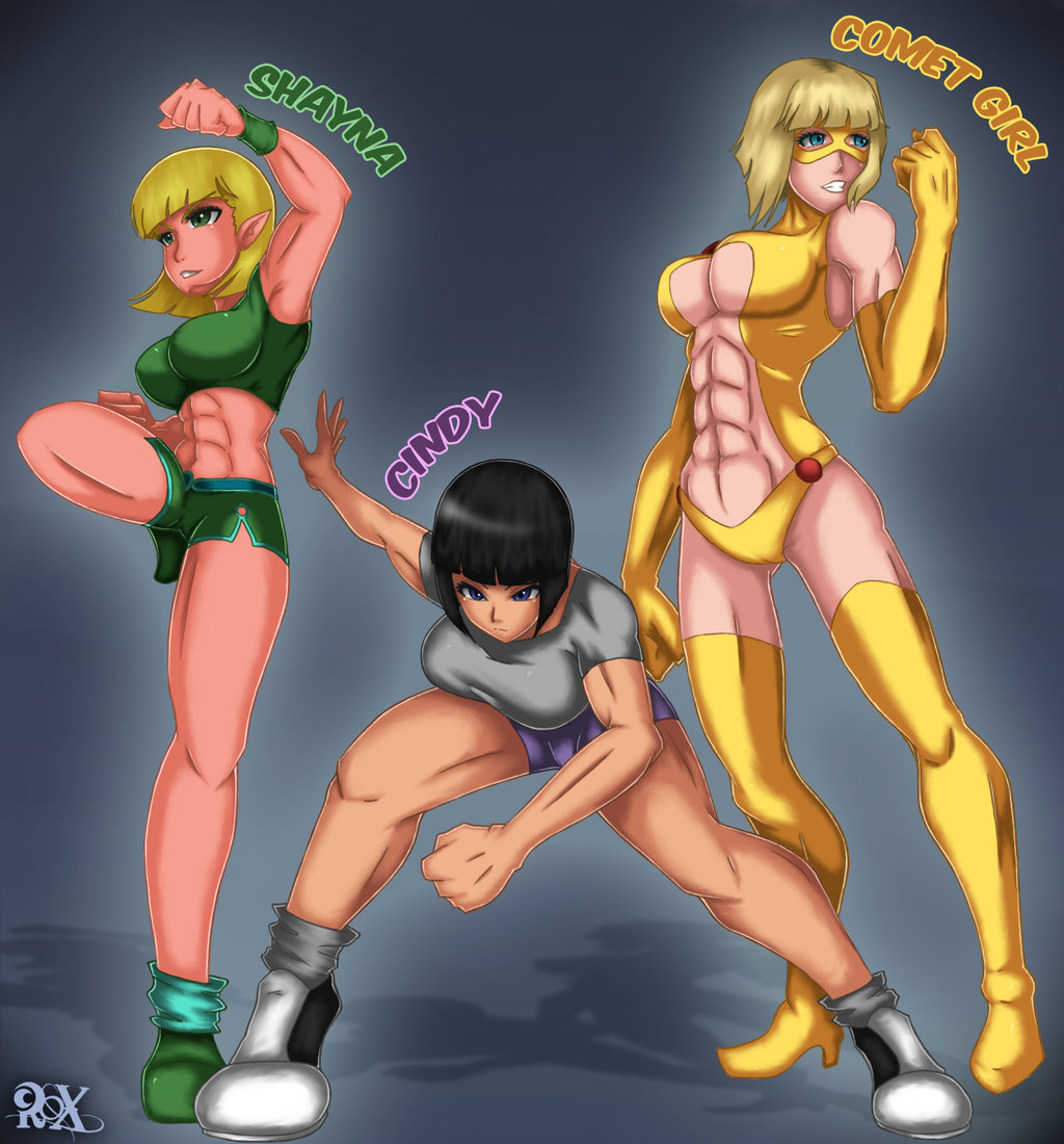 Shayna  Cindy And Comet Girl By Fenrox