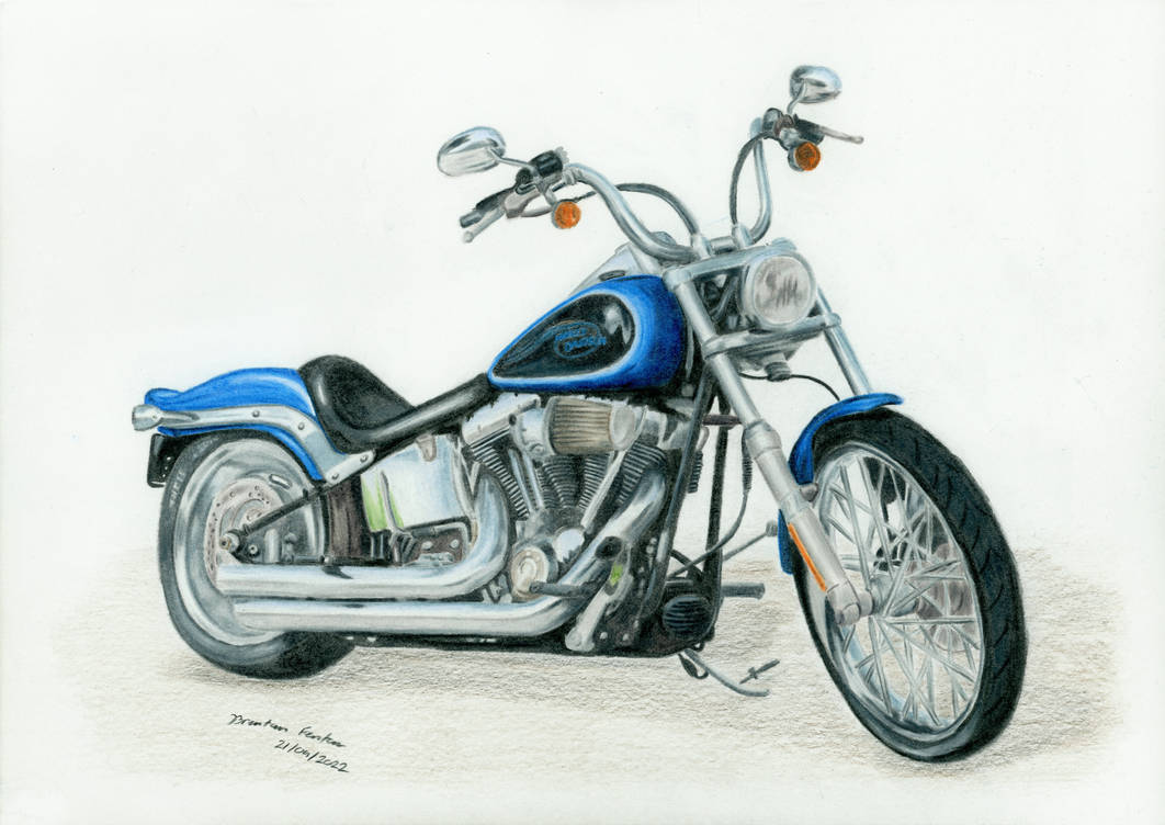 Harley Davidson Pencil Drawings: A Masterclass in Artistic Expression 15 Harley Davidson Pencil Drawings Harley Davidson Trike By Murphy