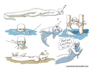 MMFR Mermen Doodles 1