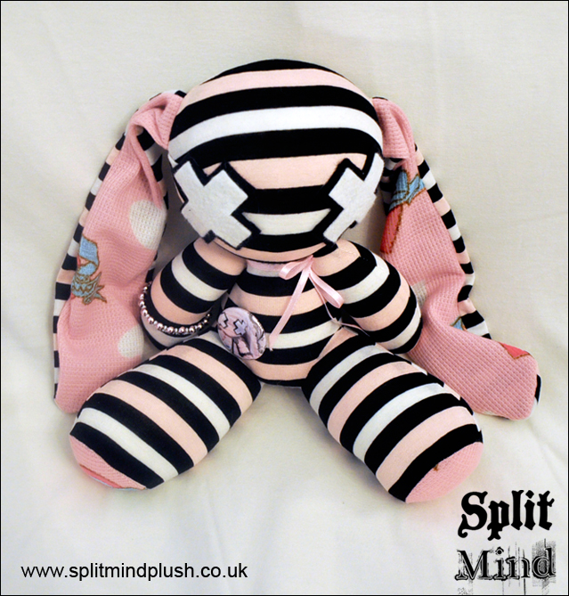 Pink Striped Bunny