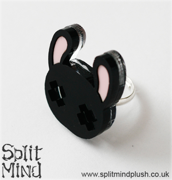 Black Bunny Ring