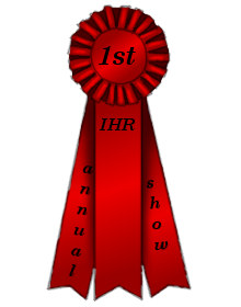 IHR Show Rosette- 1st