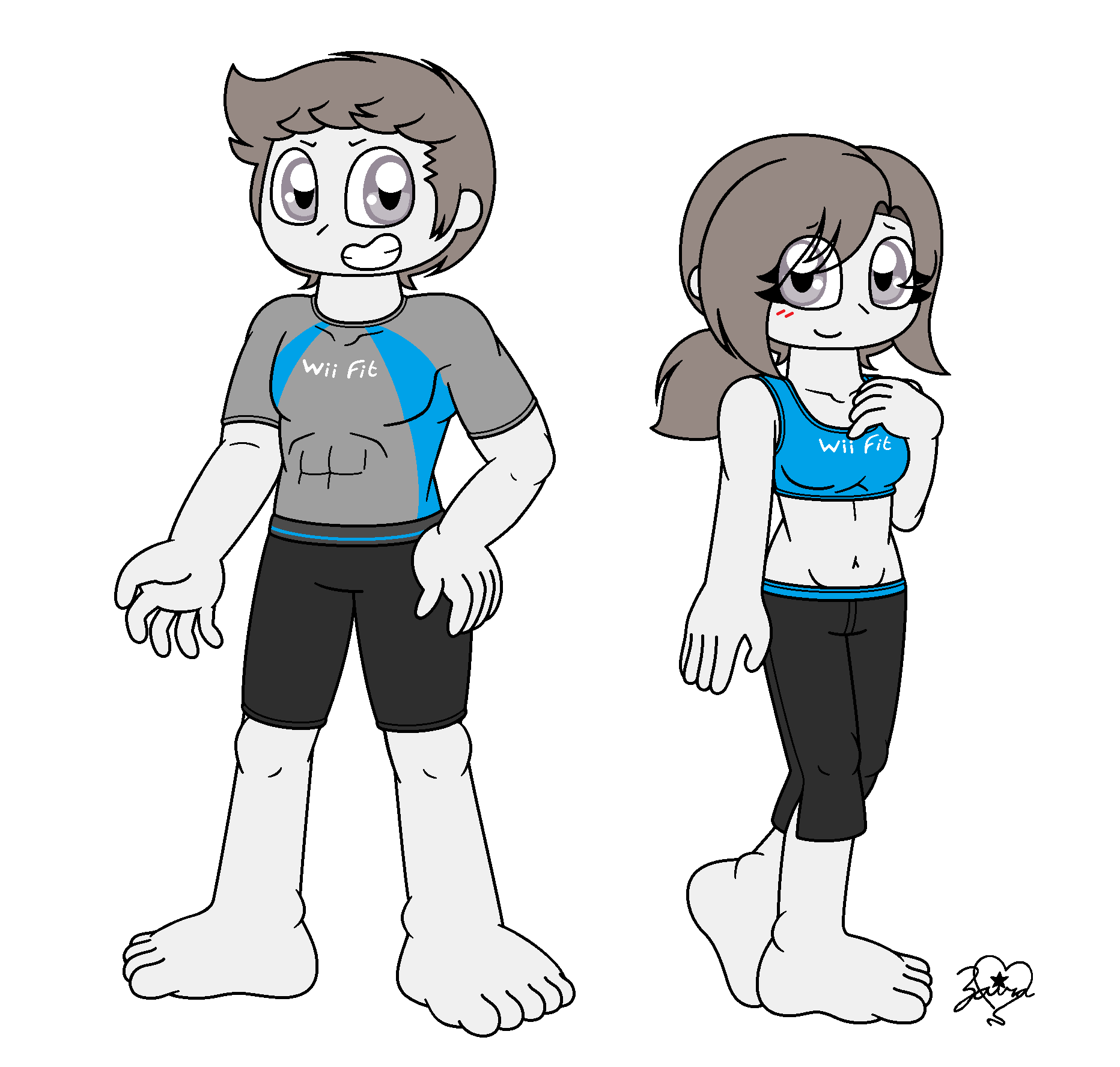 Wii Fit Trainers By The9lord On Deviantart 