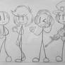 Some stick figures