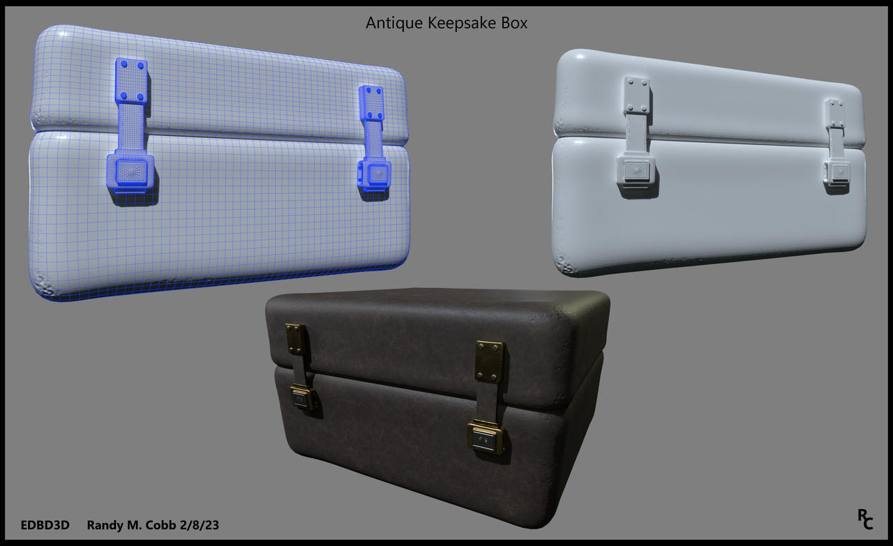 Antique Keepsake Box Multi Shot by EDBD3D on DeviantArt