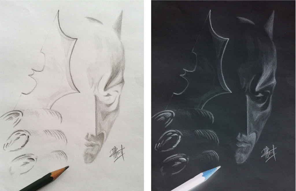 Batman (Invert Drawing) by rahmatdbz on DeviantArt