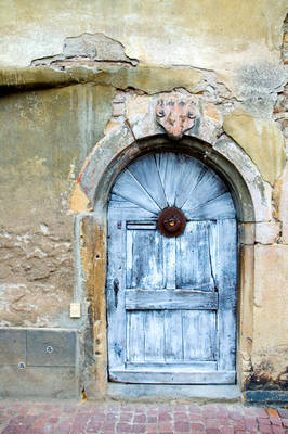 Blue door