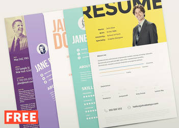 Free Resume Template Pack